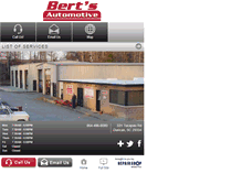 Tablet Screenshot of bertsautomotive.com